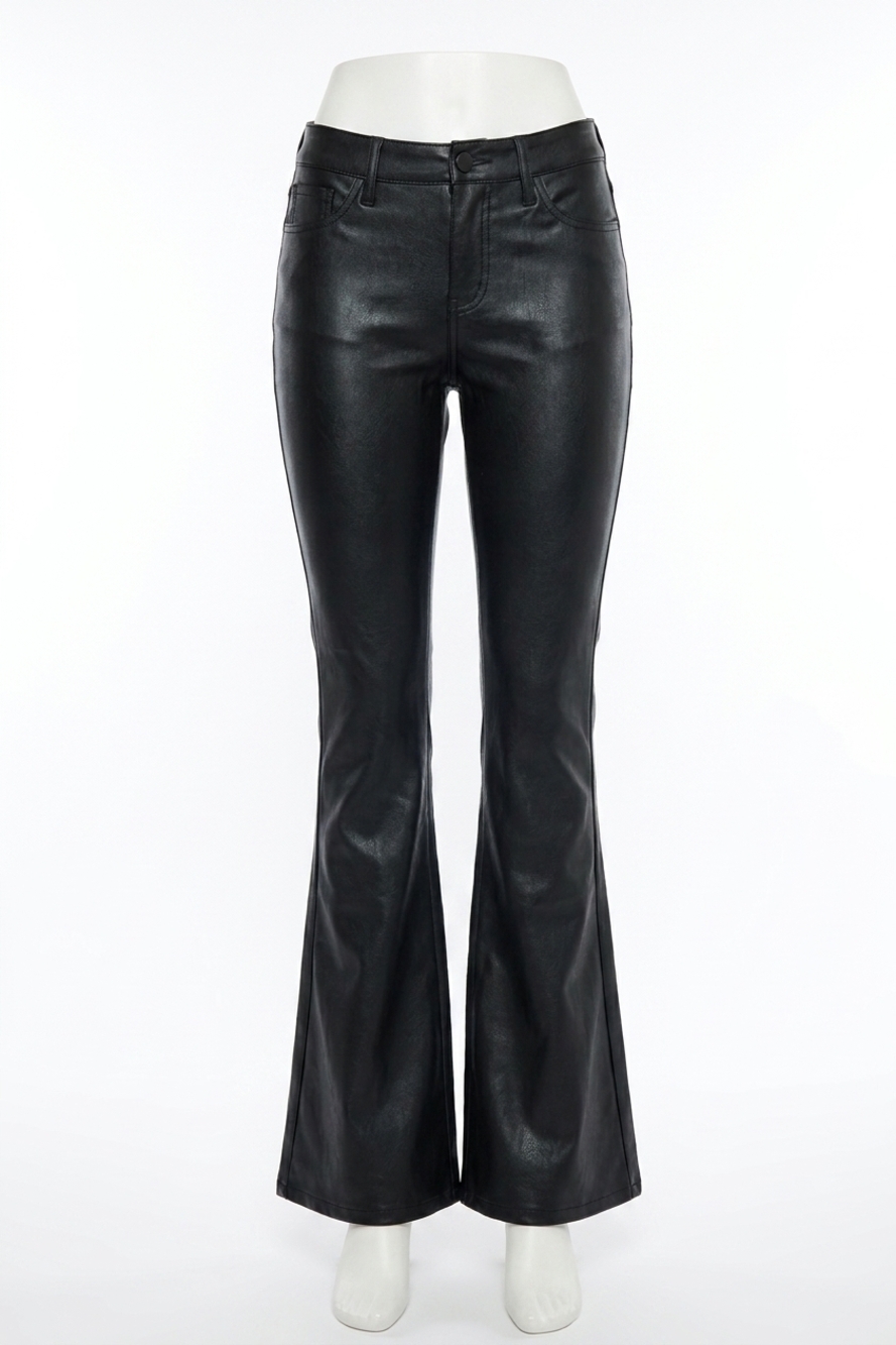 NEW KANCAN faux leather pants in black